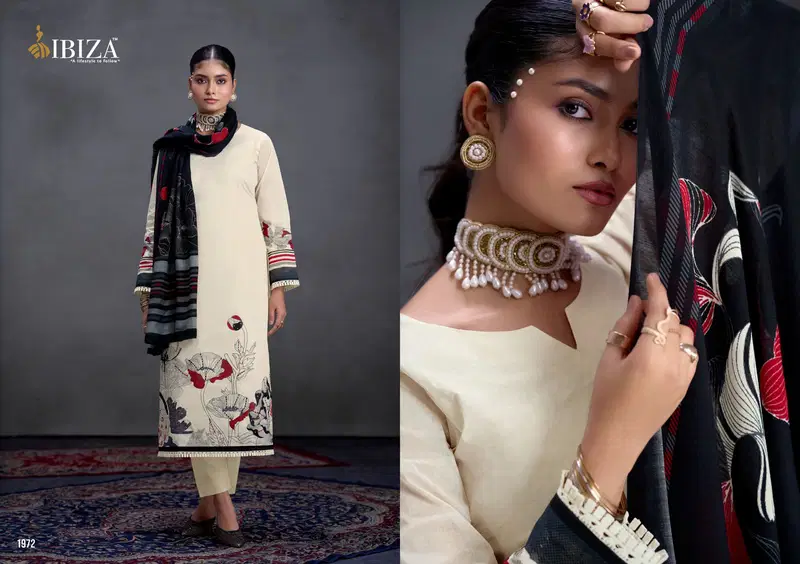 Merova By Ibiza Orgendi Digital Printed Salwar Kameez Suppliers In India